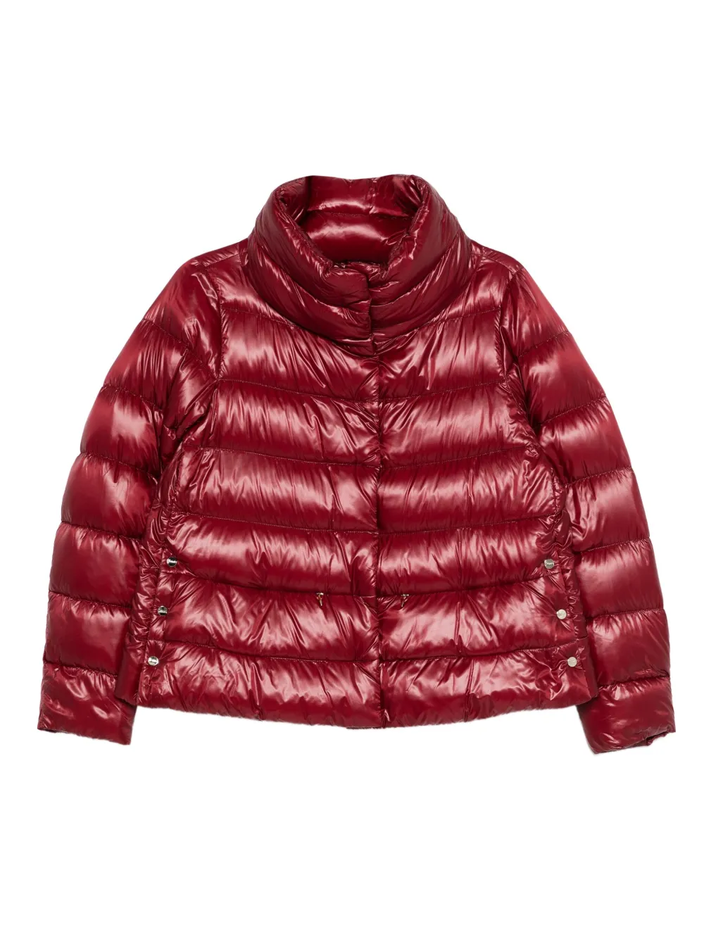 Herno Gewatteerd jack met hoge hals Rood