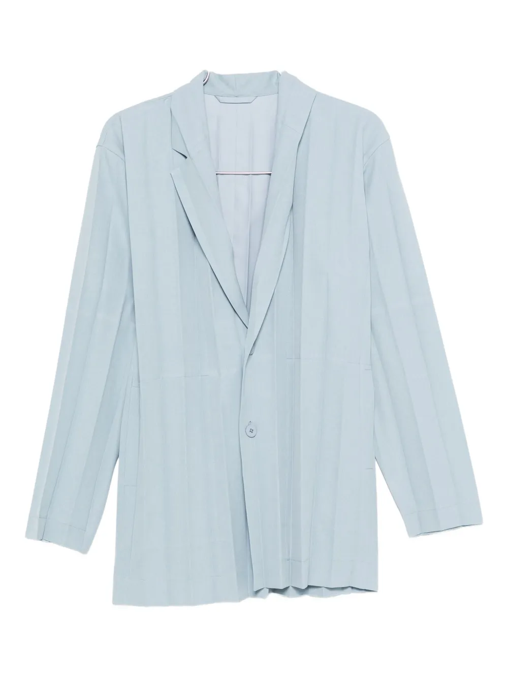 Homme Plissé Issey Miyake pleated blazer - Blu