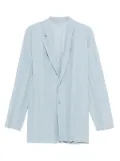 Homme Plissé Issey Miyake pleated blazer - Blue