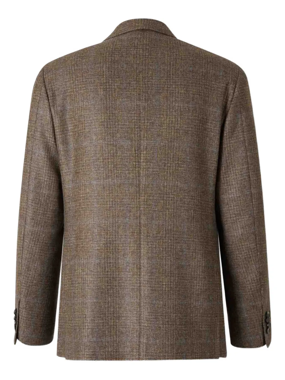 Canali Geruite blazer Bruin