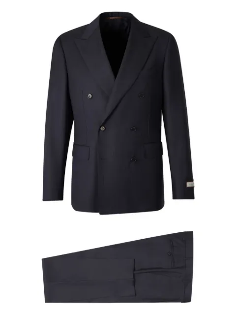 Canali pinstripe double-breasted suit
