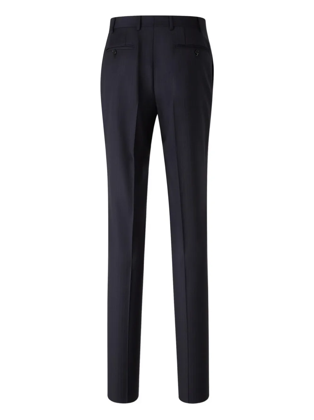 Canali Pak met krijtstreep Blauw