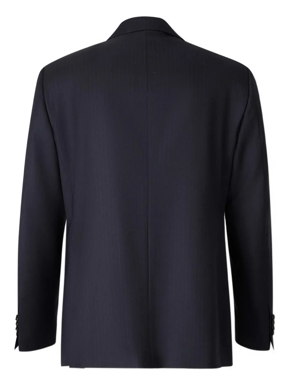 Canali Pak met krijtstreep Blauw