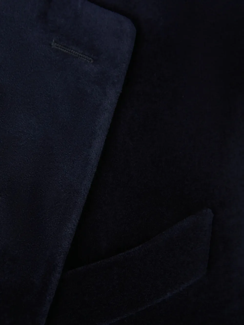 Canali Velvet Two-button Jacket In Blue
