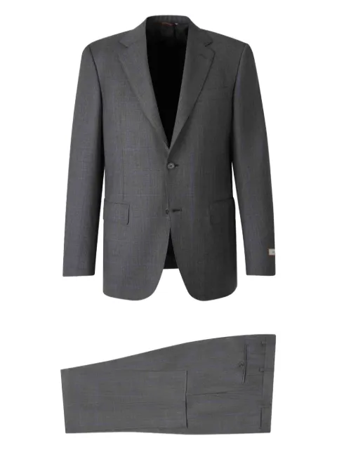 Canali checked wool suit