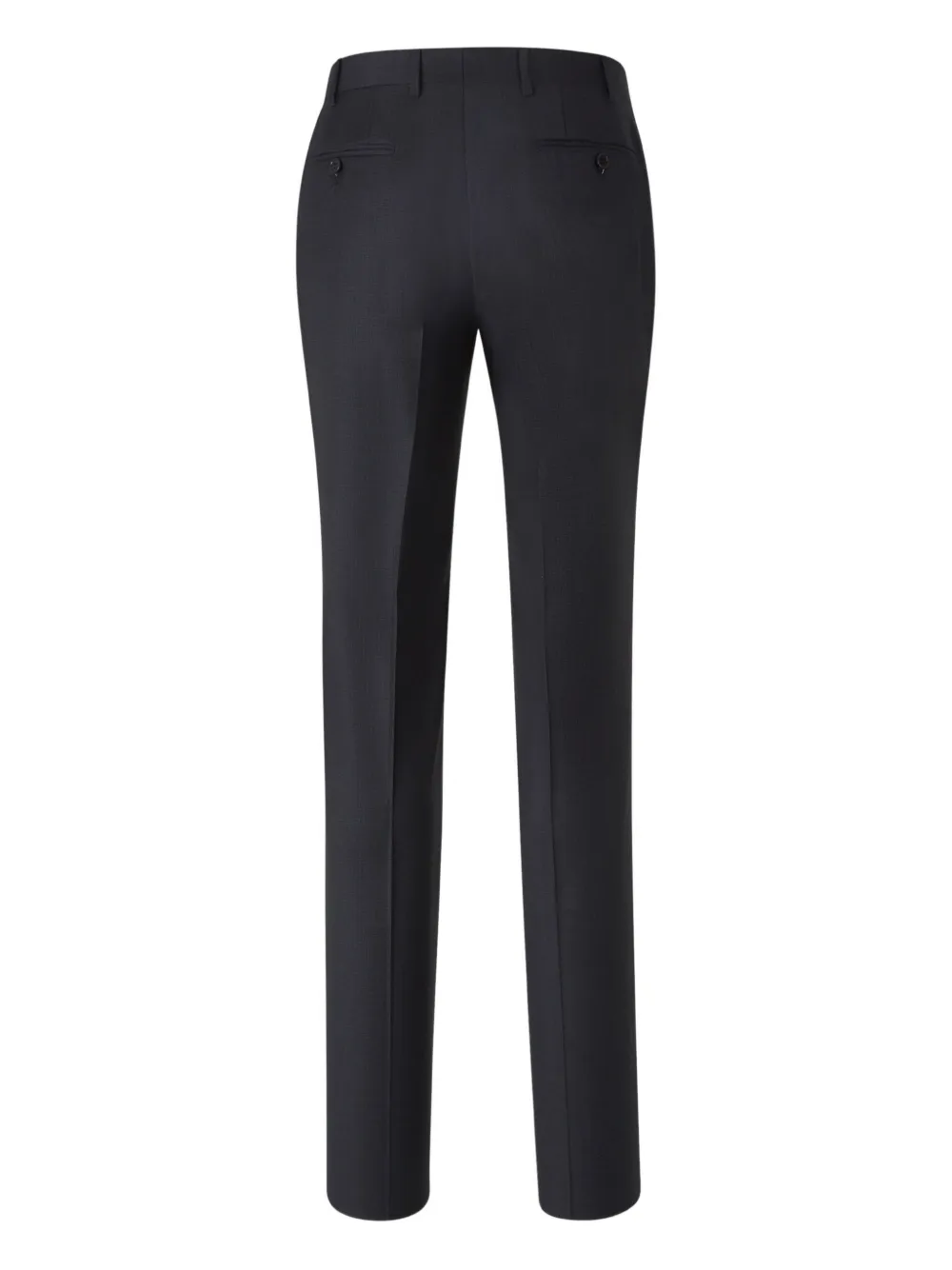 Canali Check-pattern Suit In Black