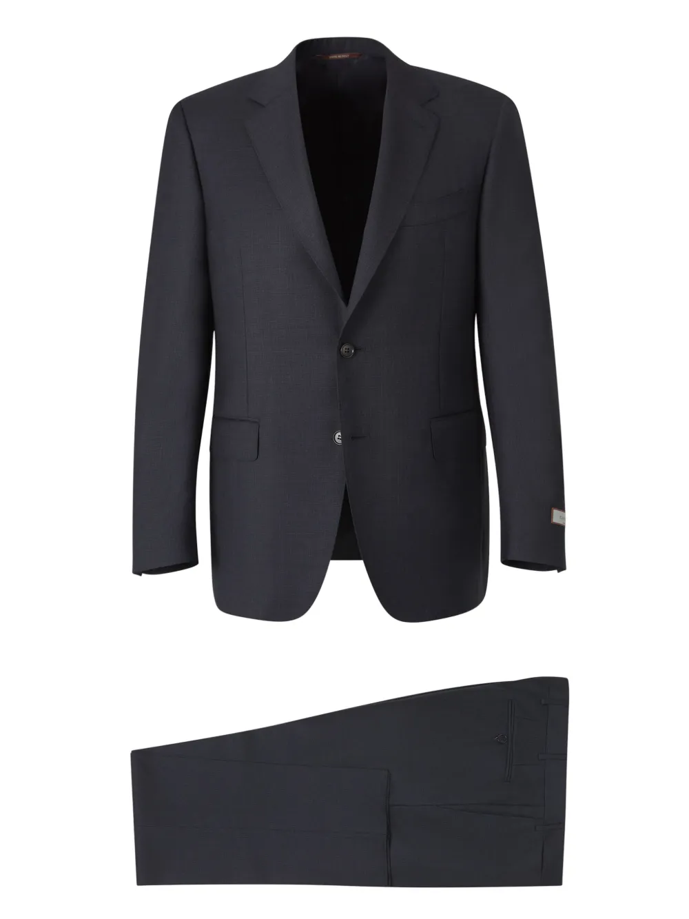 Canali check-pattern suit | Grey | Image 1