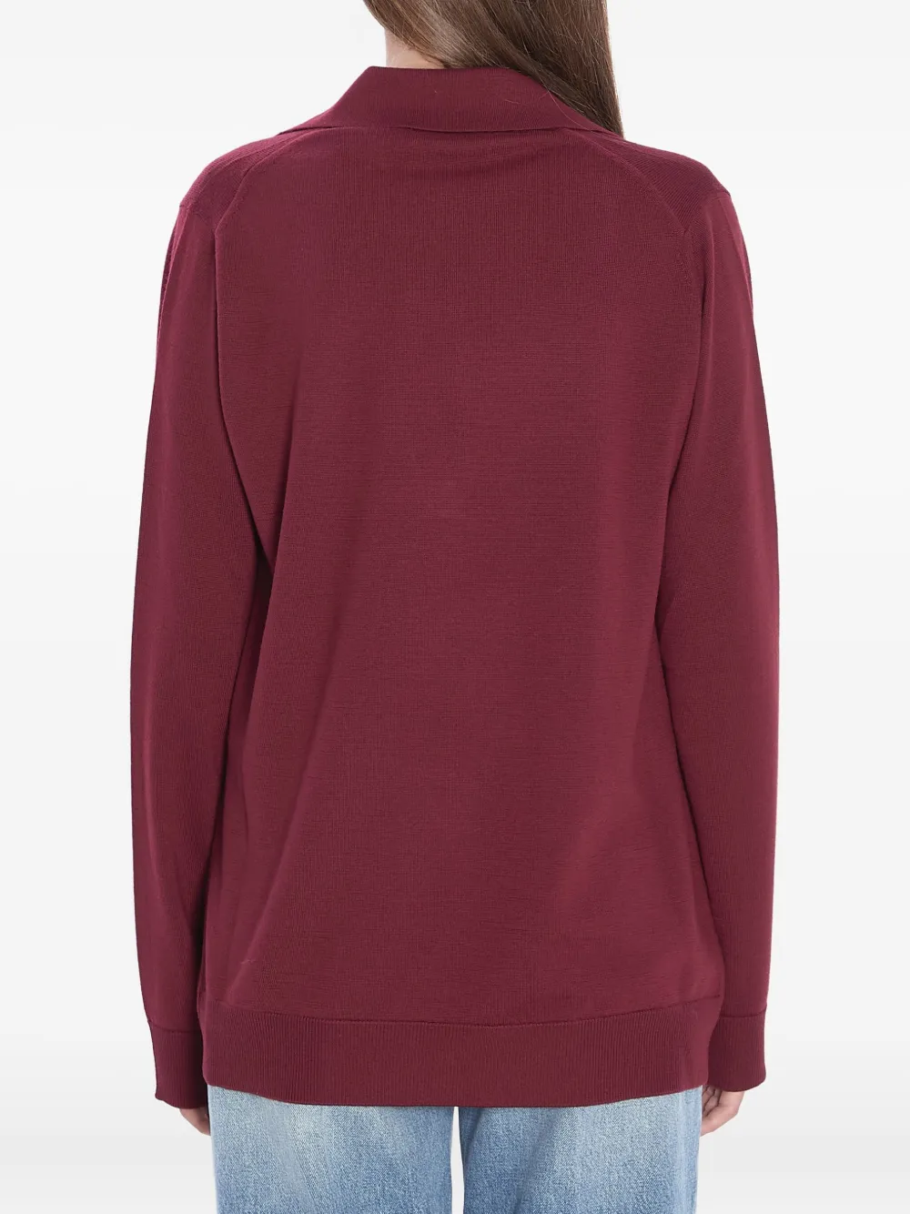 Gucci Polotop met V-hals Rood