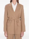 Max Mara belted peak-lapel blazer - Neutrals