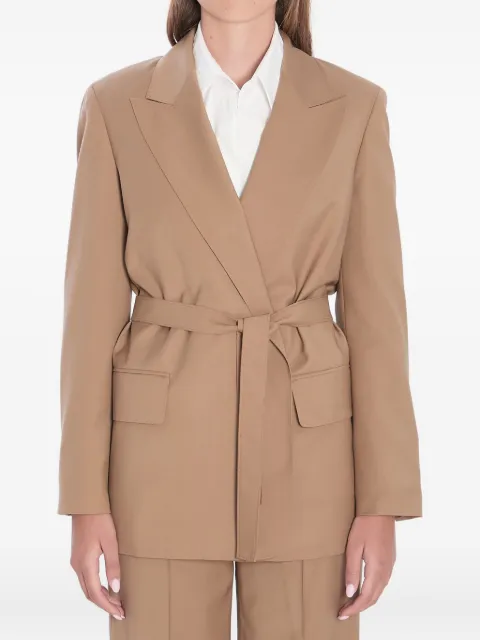 Max Mara Blazer com lapelas e cinto