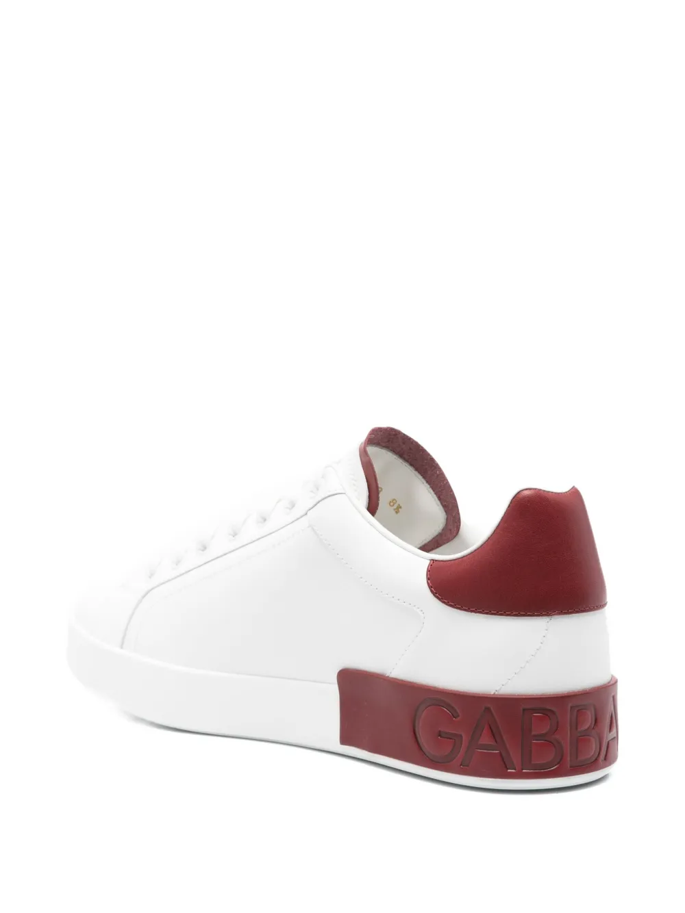 Dolce & Gabbana Leren sneakers Wit