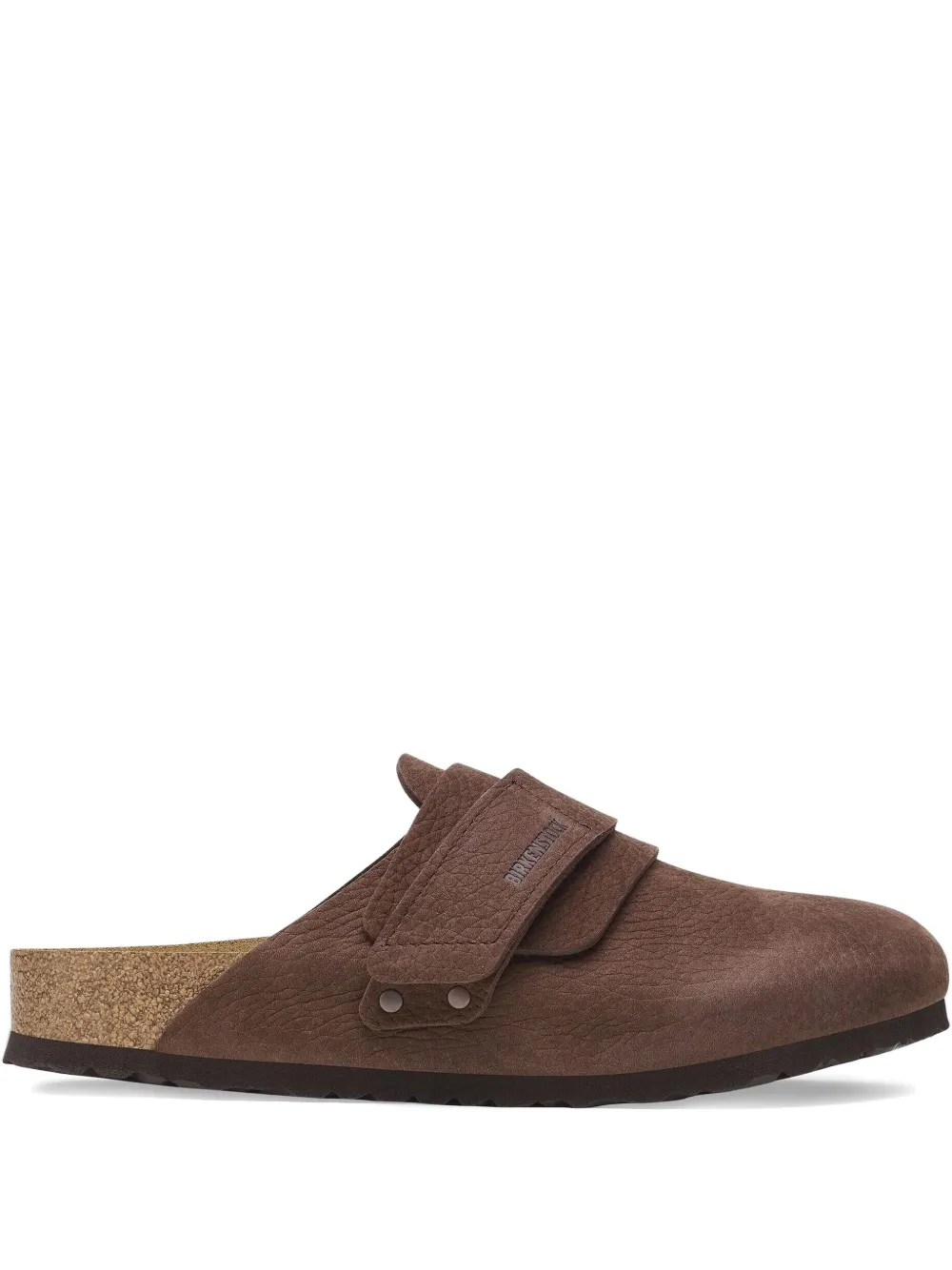 Birkenstock Nagoya "desert buck roast" strap mules Brown