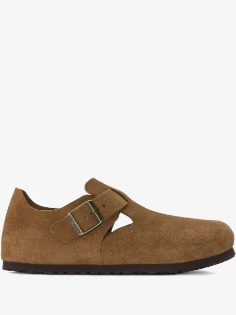 Birkenstock London "Mink" Mules aus Wildleder