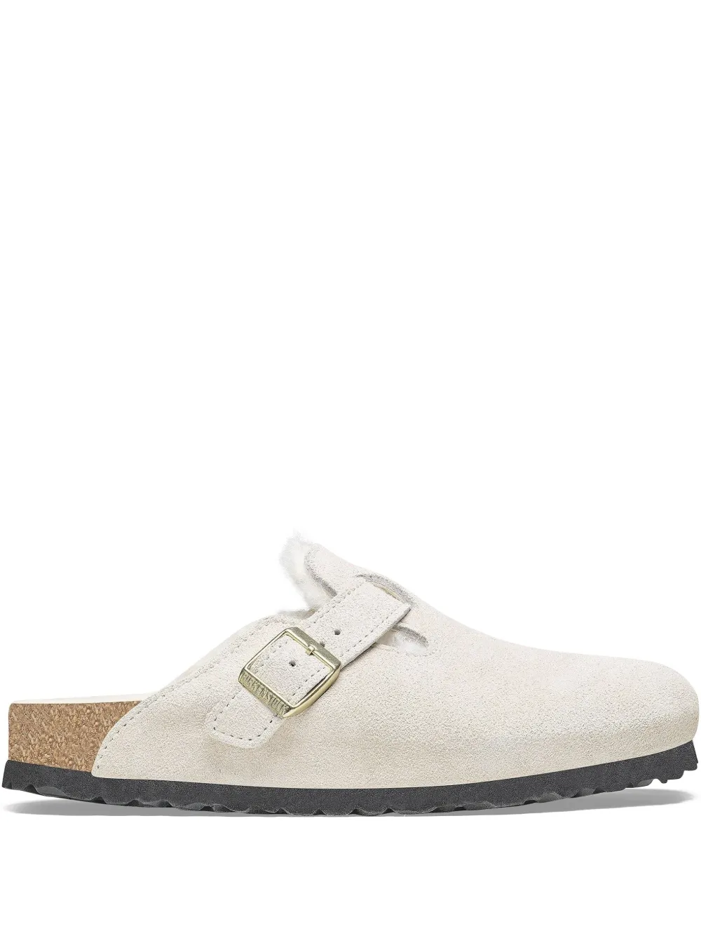 Birkenstock Boston shearling mules White