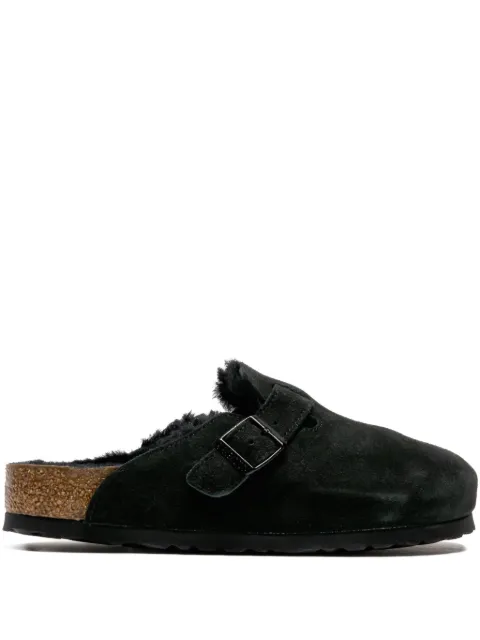 Birkenstock Boston "mink" shearling mules