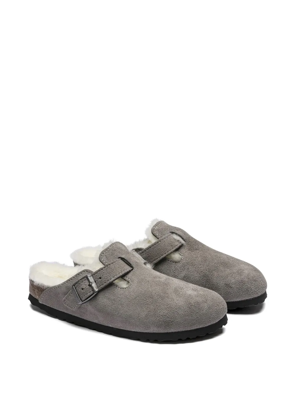 Birkenstock Boston shearling mules Grey