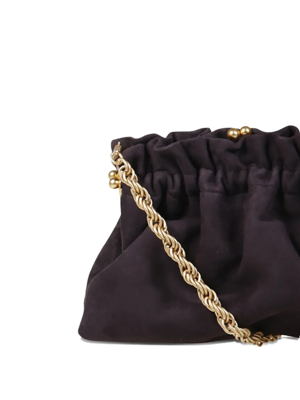 Amato Daniele Raviolo Chain-embellished Satchel Bag In Brown