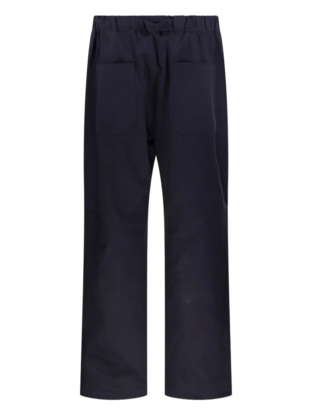 DARKPARK buckle-fastening straight-leg trousers - Blauw
