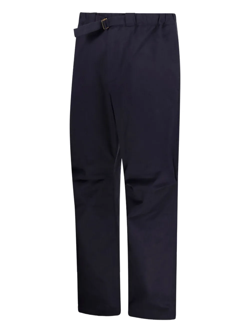 Darkpark Buckle-fastening Straight-leg Trousers In Black