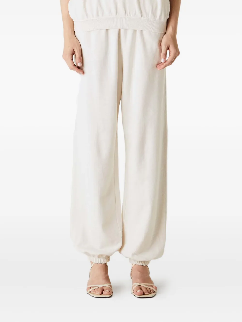Éterne Vinny Cotton Track Pants In White