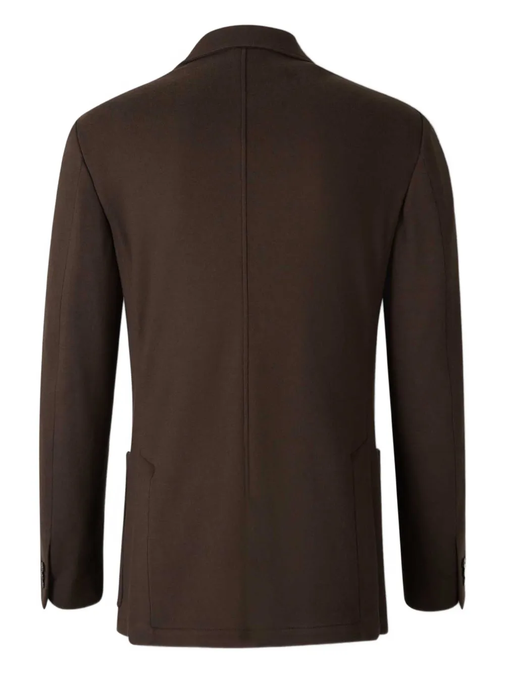 Canali Blazer met enkele rij knopen Bruin