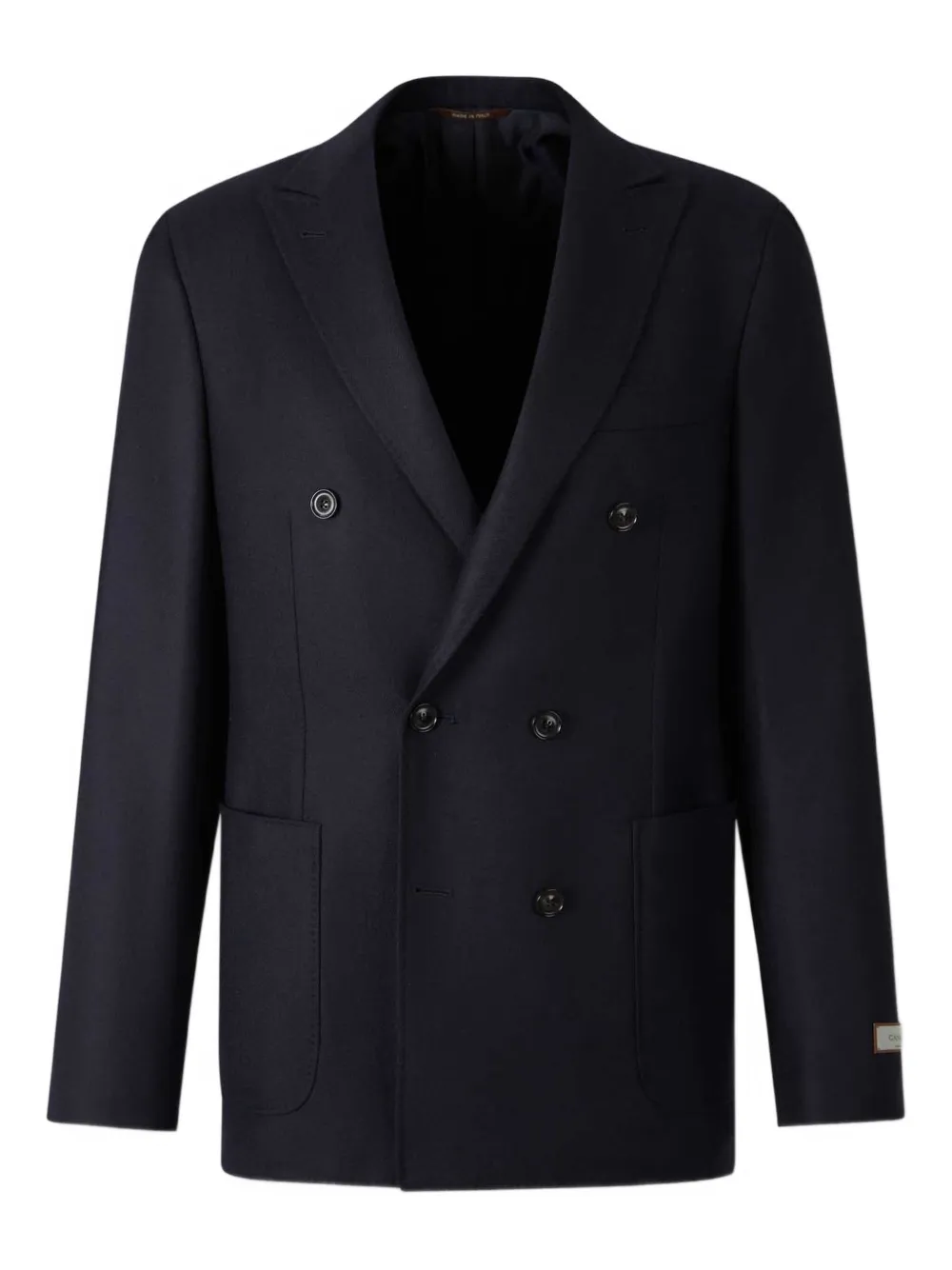 Canali Blazer met dubbele rij knopen Blauw