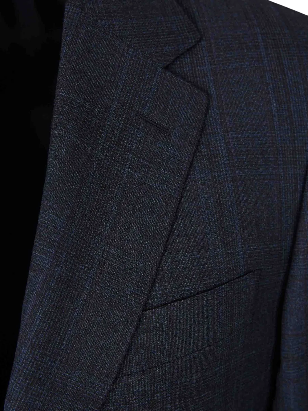 Canali Geruit pak Blauw