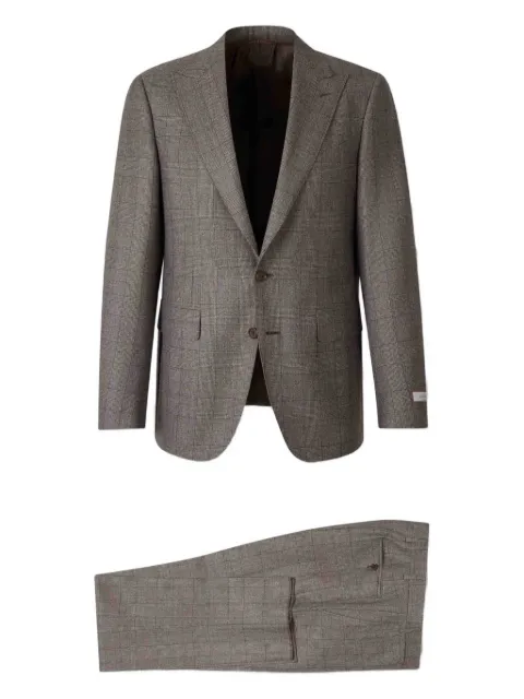 Canali checked suit
