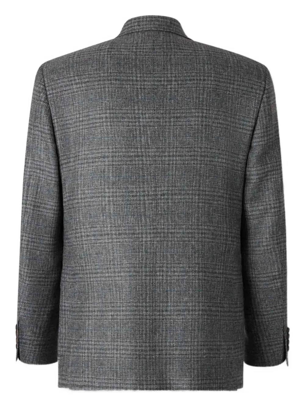 Canali Geruite blazer Grijs