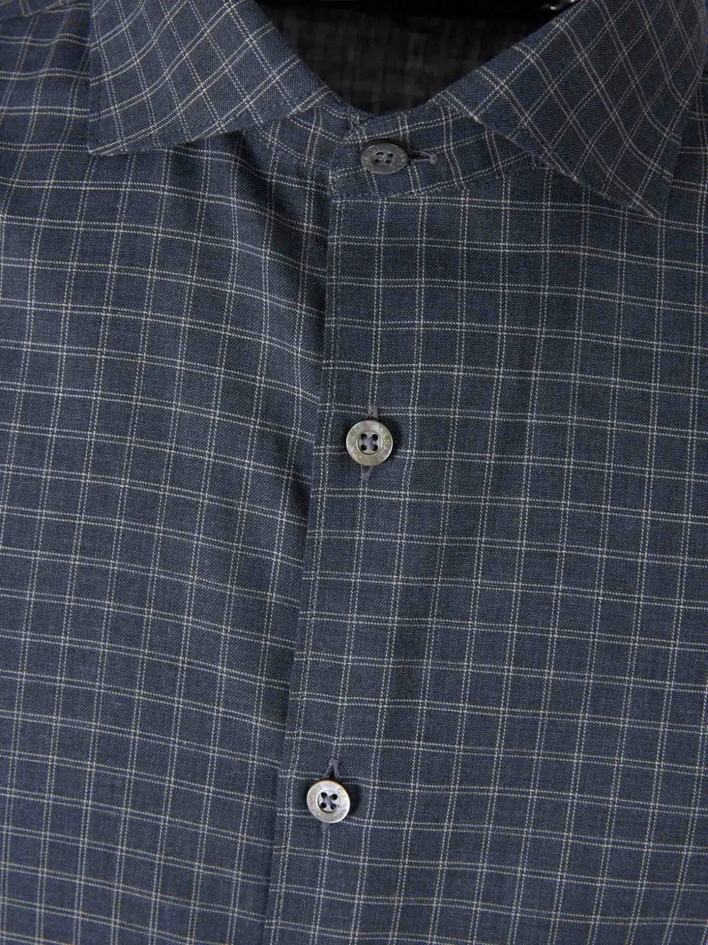 Canali grid-pattern shirt Grijs