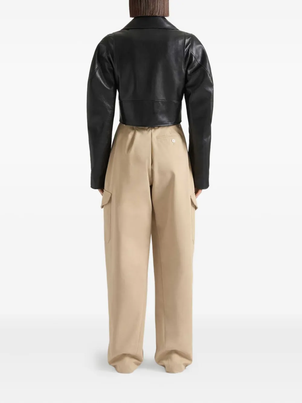 Givenchy Leren jack Zwart