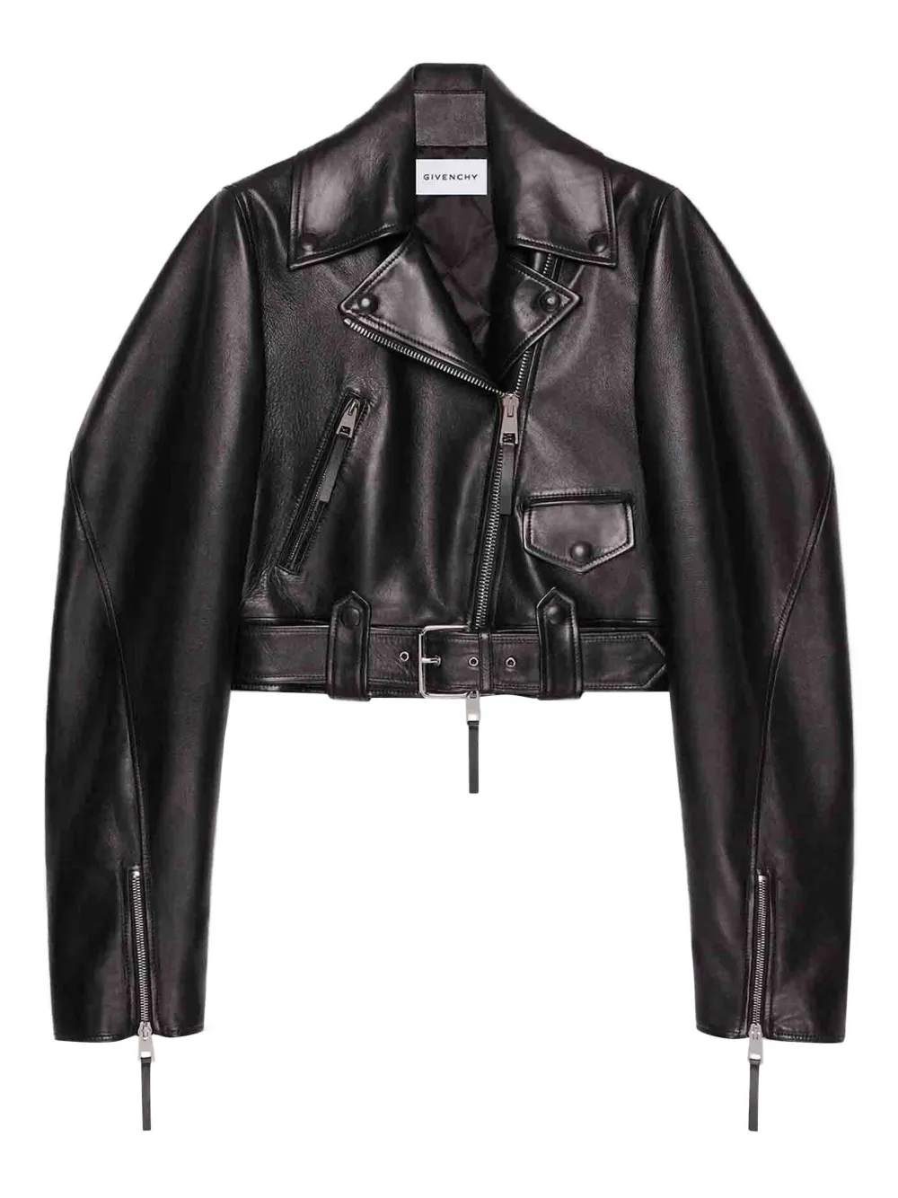 Givenchy Leren jack Zwart