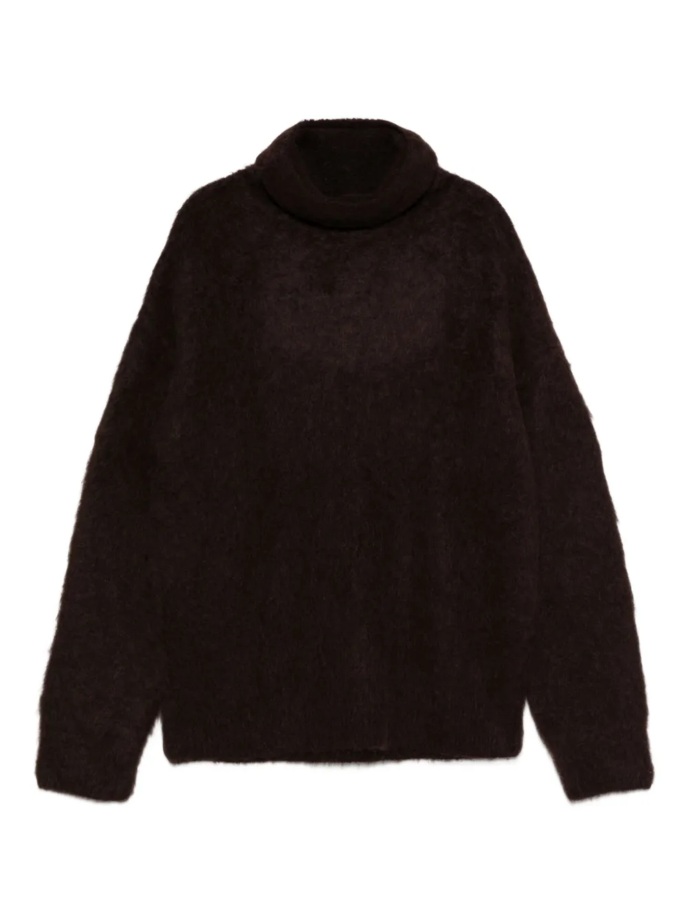 Uma Wang turtleneck fluffy sweater Bruin