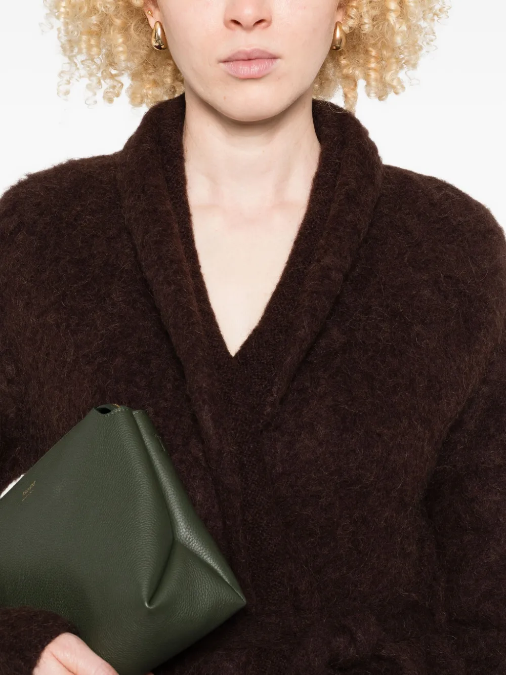Uma Wang belted cardigan Bruin