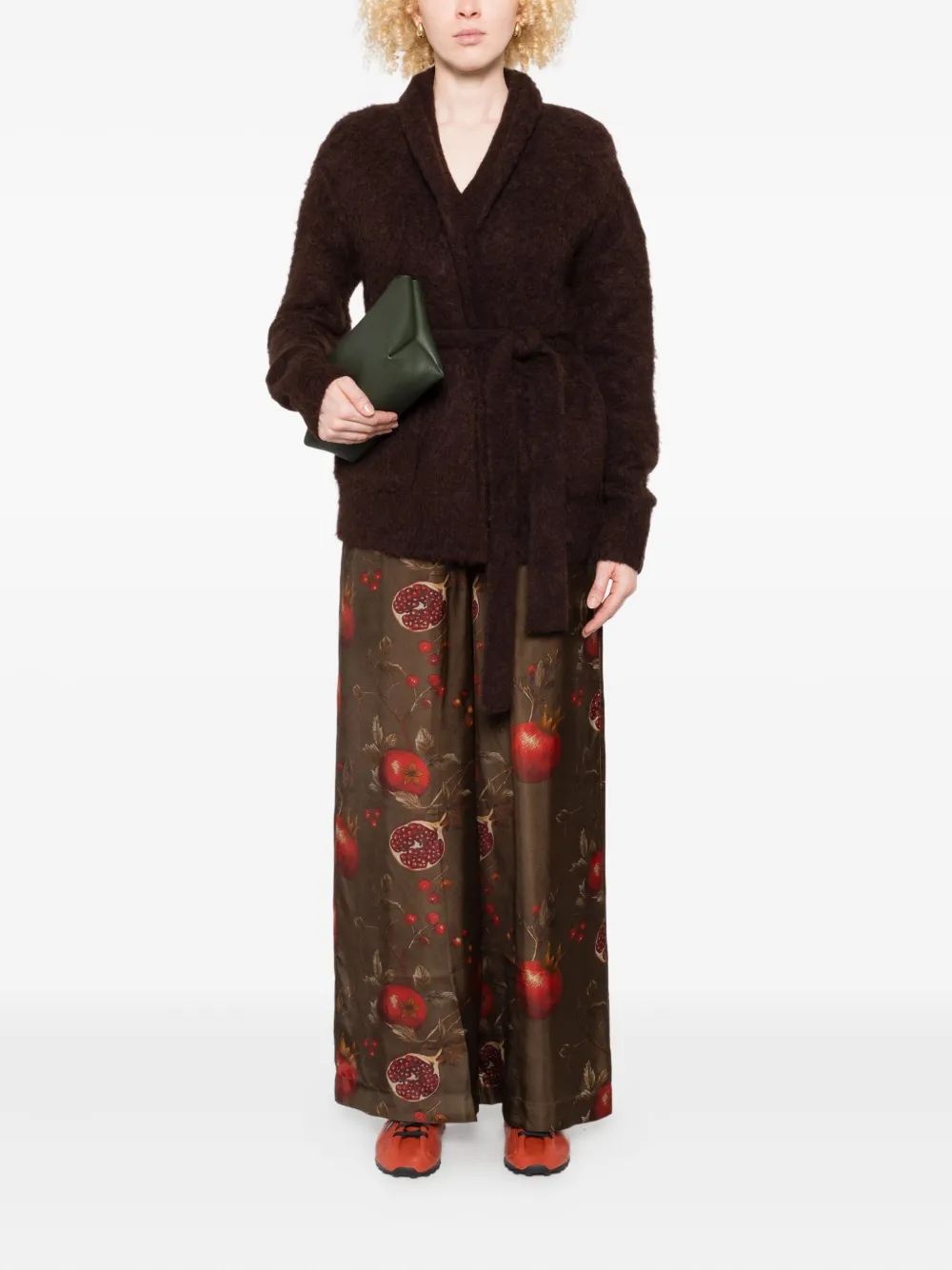 Uma Wang belted cardigan Bruin