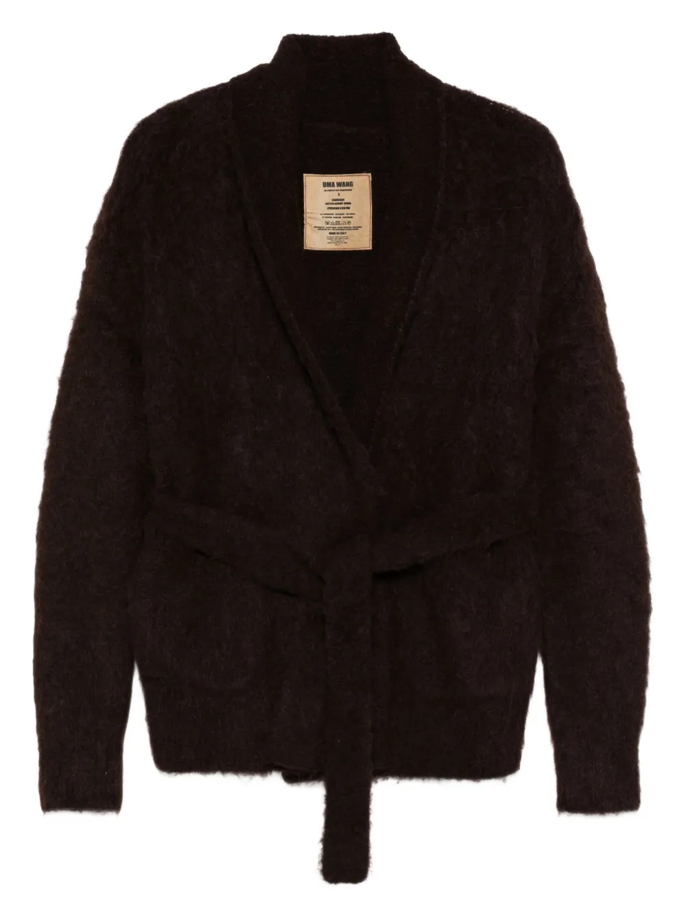 Uma Wang belted cardigan Bruin