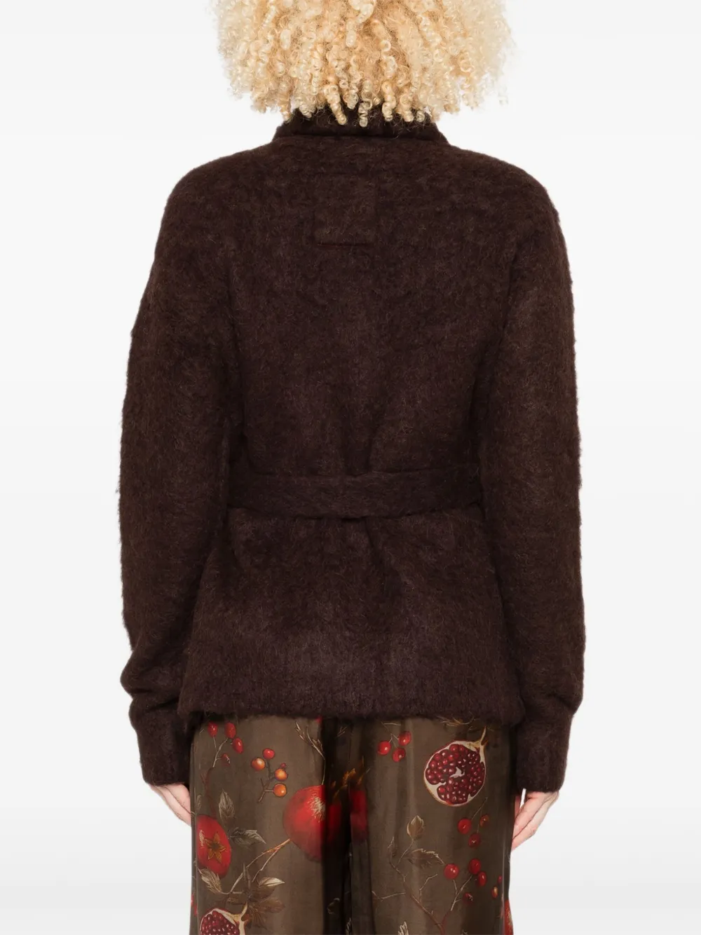 Uma Wang belted cardigan Bruin