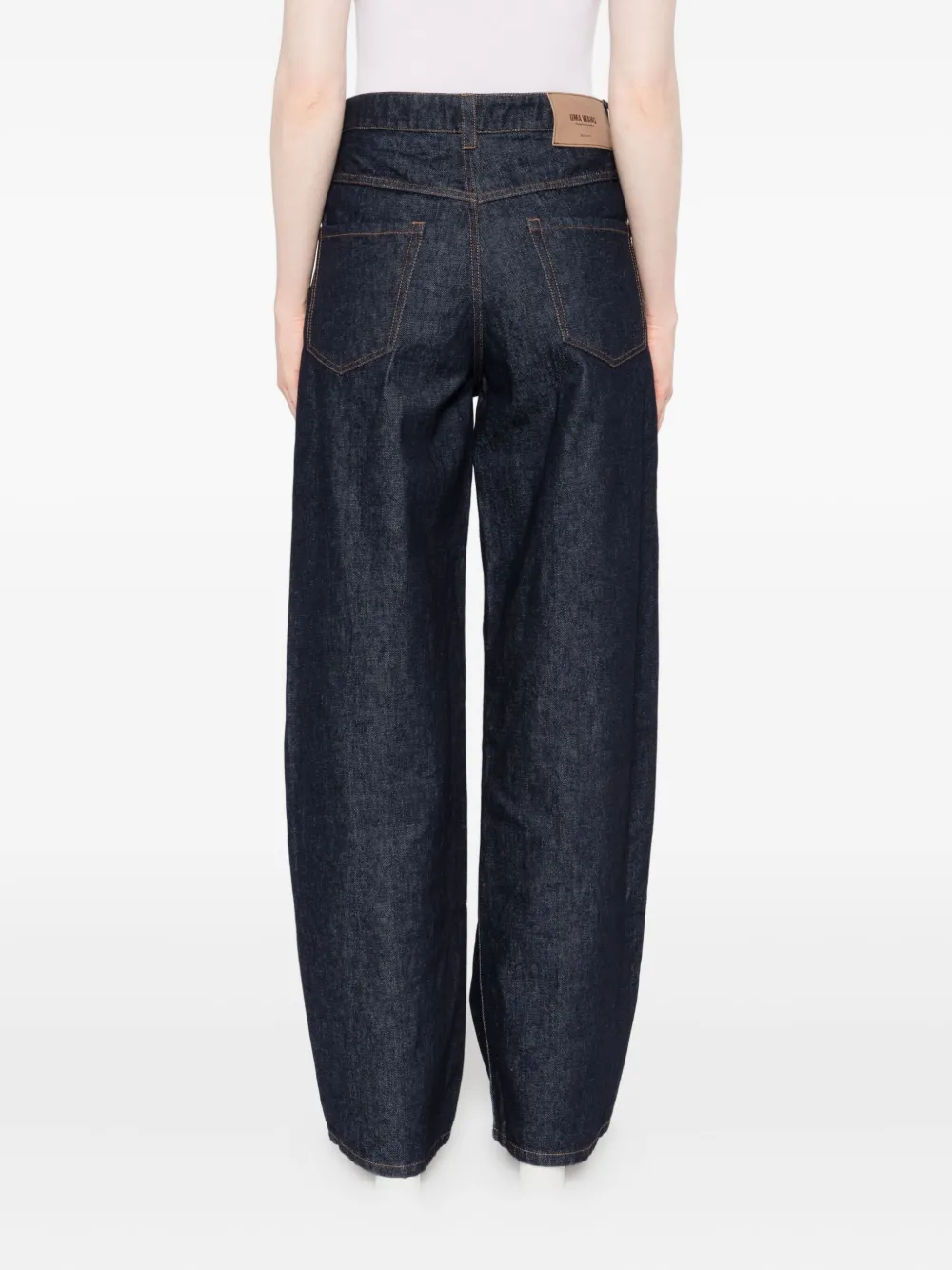 Uma Wang five-pocket jeans Blauw