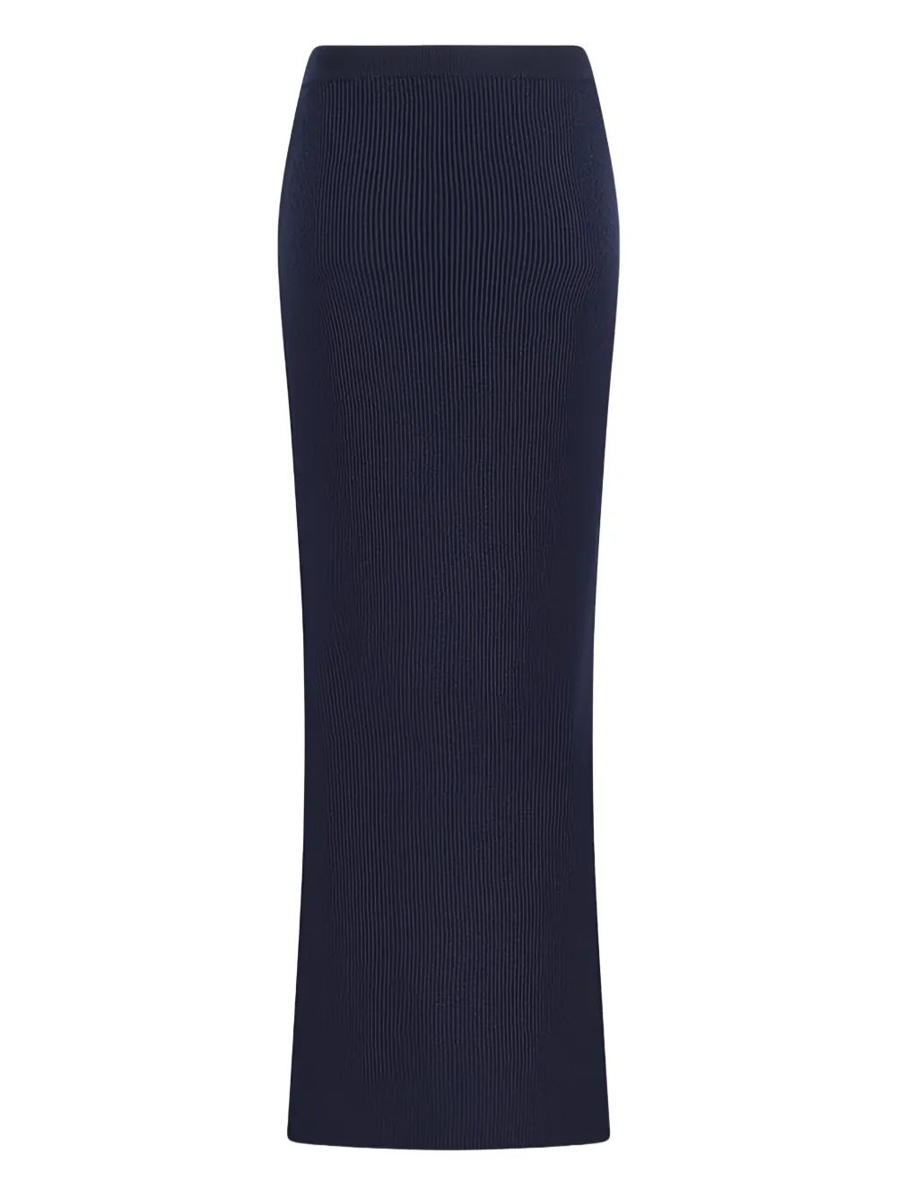 Canessa ribbed midi skirt - Blauw