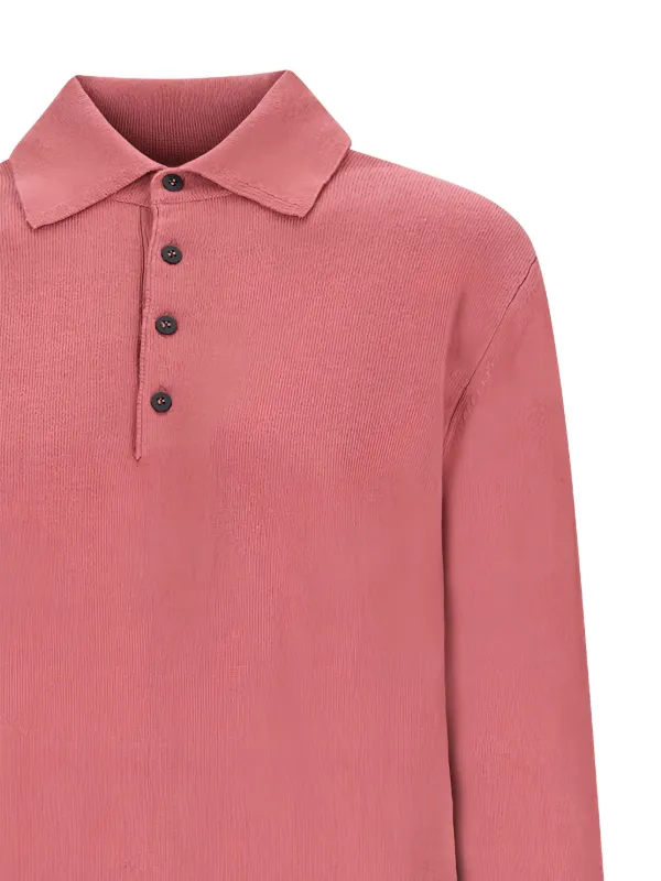 Canessa Polo à Manches Longues Rose FARFETCH FR