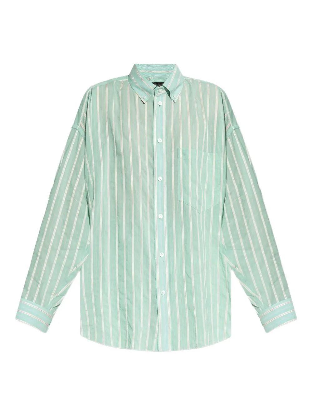 Balenciaga Gestreept blouse Groen