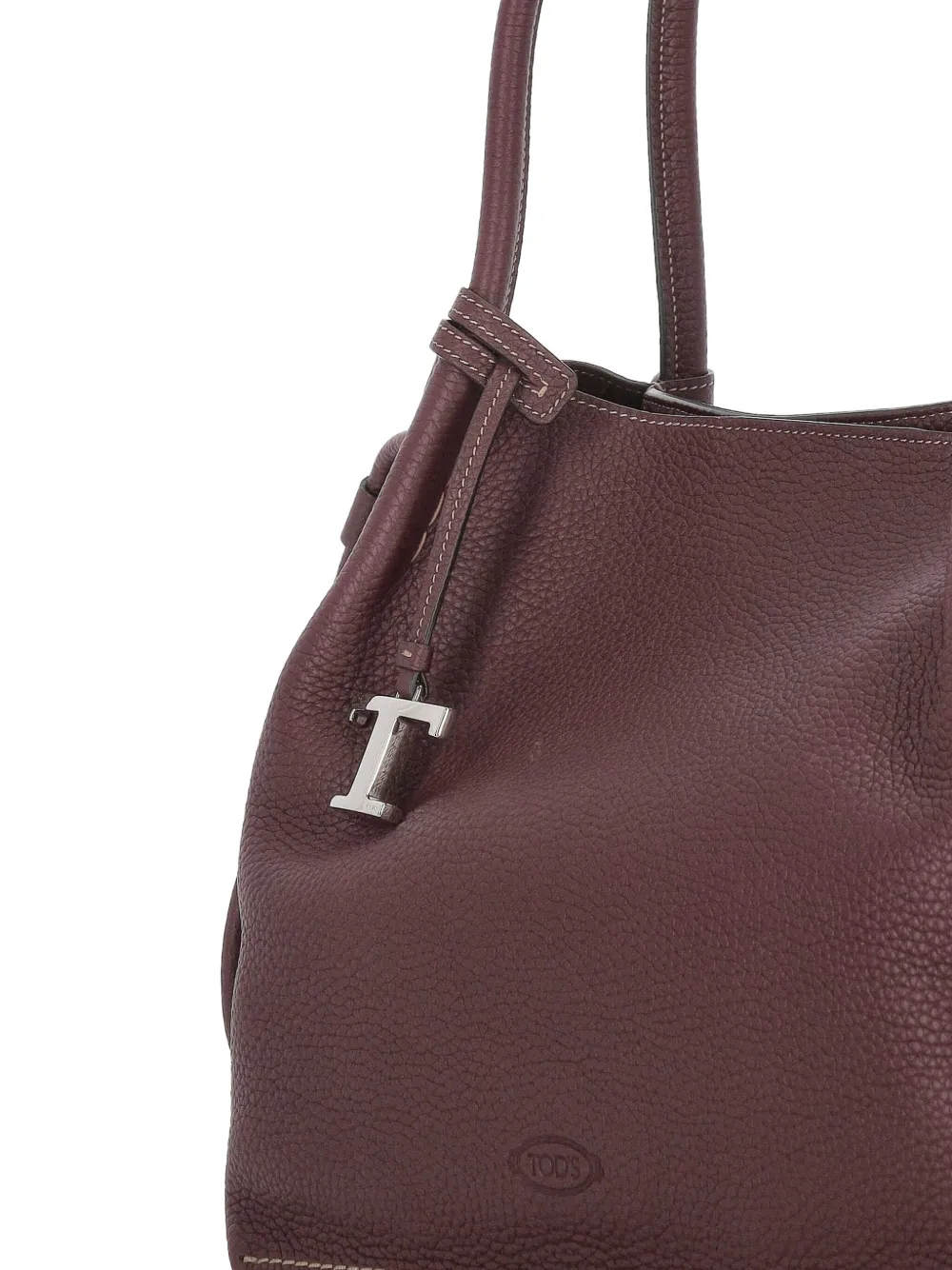 Tod's Medium Buz leren schoudertas Bruin
