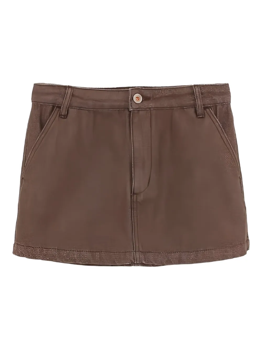 Bellerose Kids Pebbs mini-rok met glitters en zak Bruin