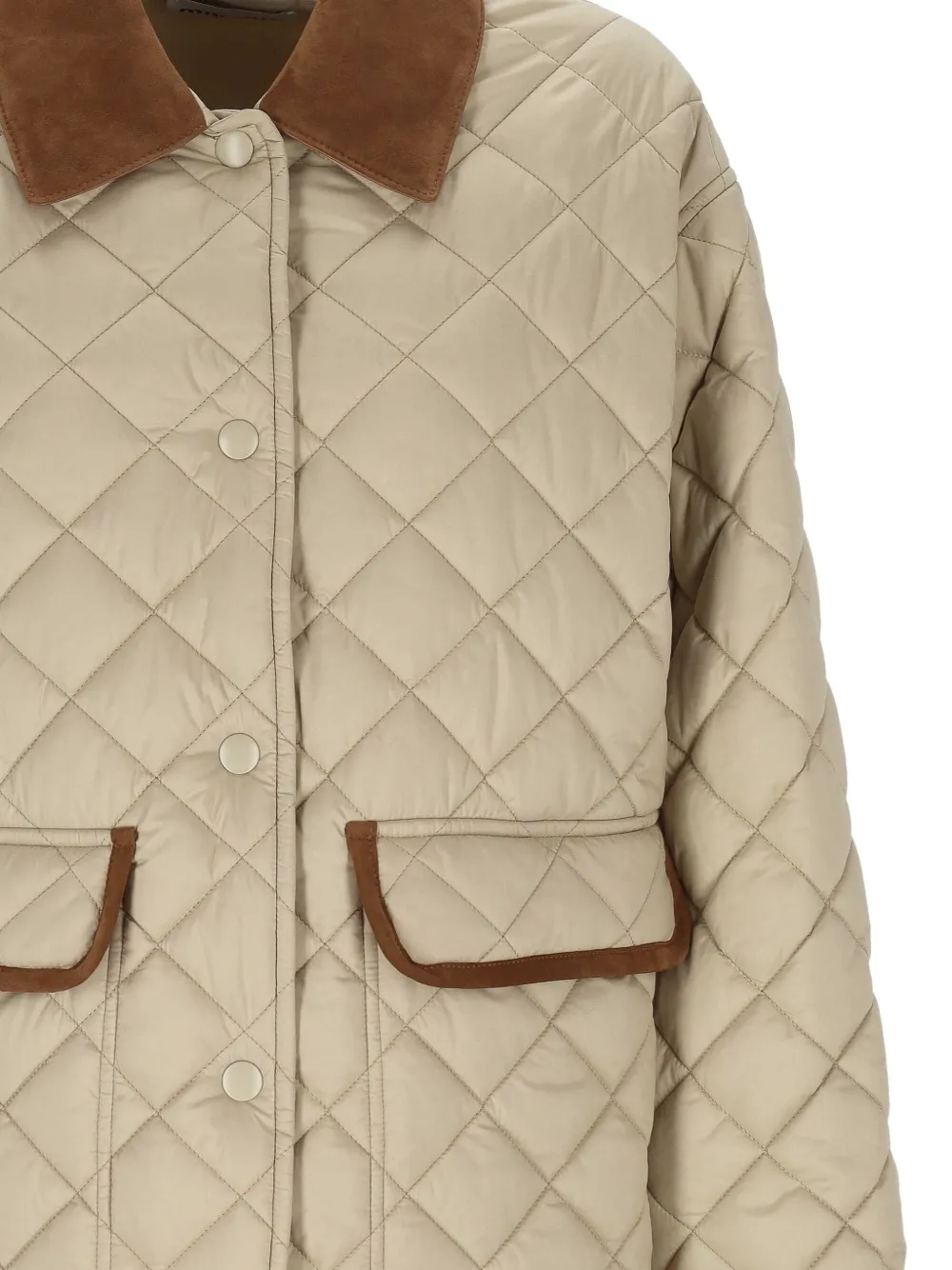 Miu Jack met suède afwerking Bruin