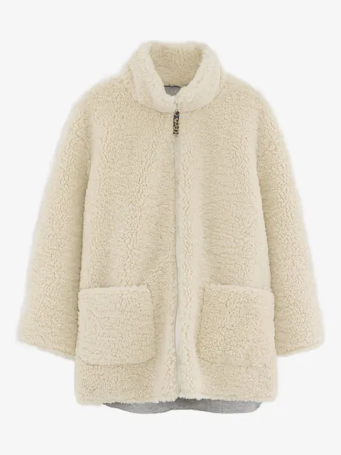 Bellerose Kids veste texturée à fermeture zippée