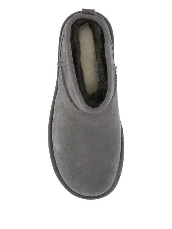 UGG プラットフォーム スエードブーツ | グレー | FARFETCH JP
