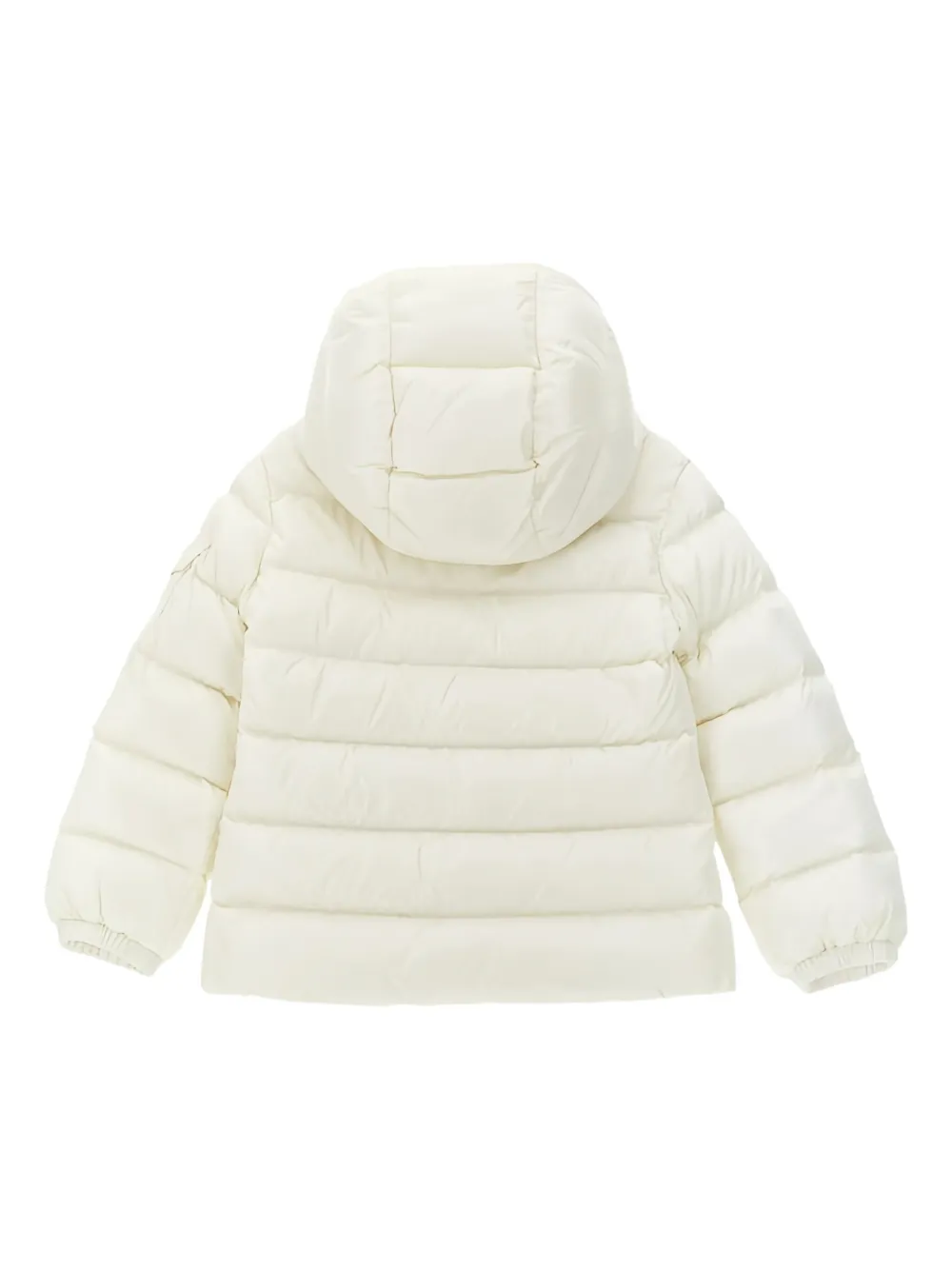 Moncler Enfant Donsjack met capuchon Wit