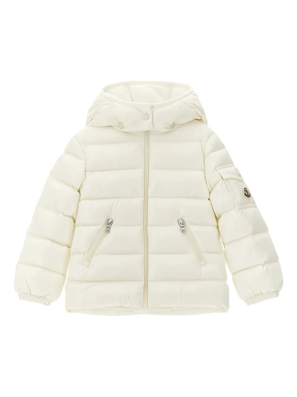 Moncler Enfant hooded puffer jacket Wit