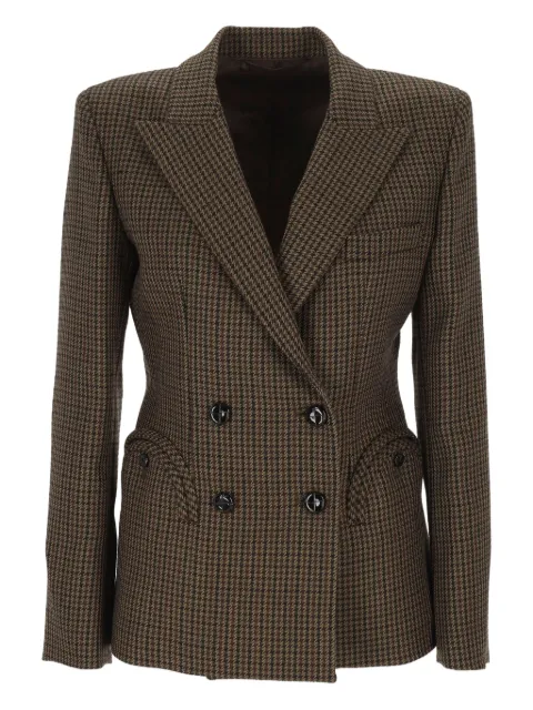 Blazé Milano houndstooth double-breasted blazer