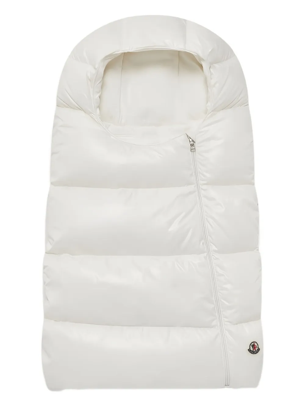 Moncler Enfant Gewatteerde slaapzak met capuchon Wit